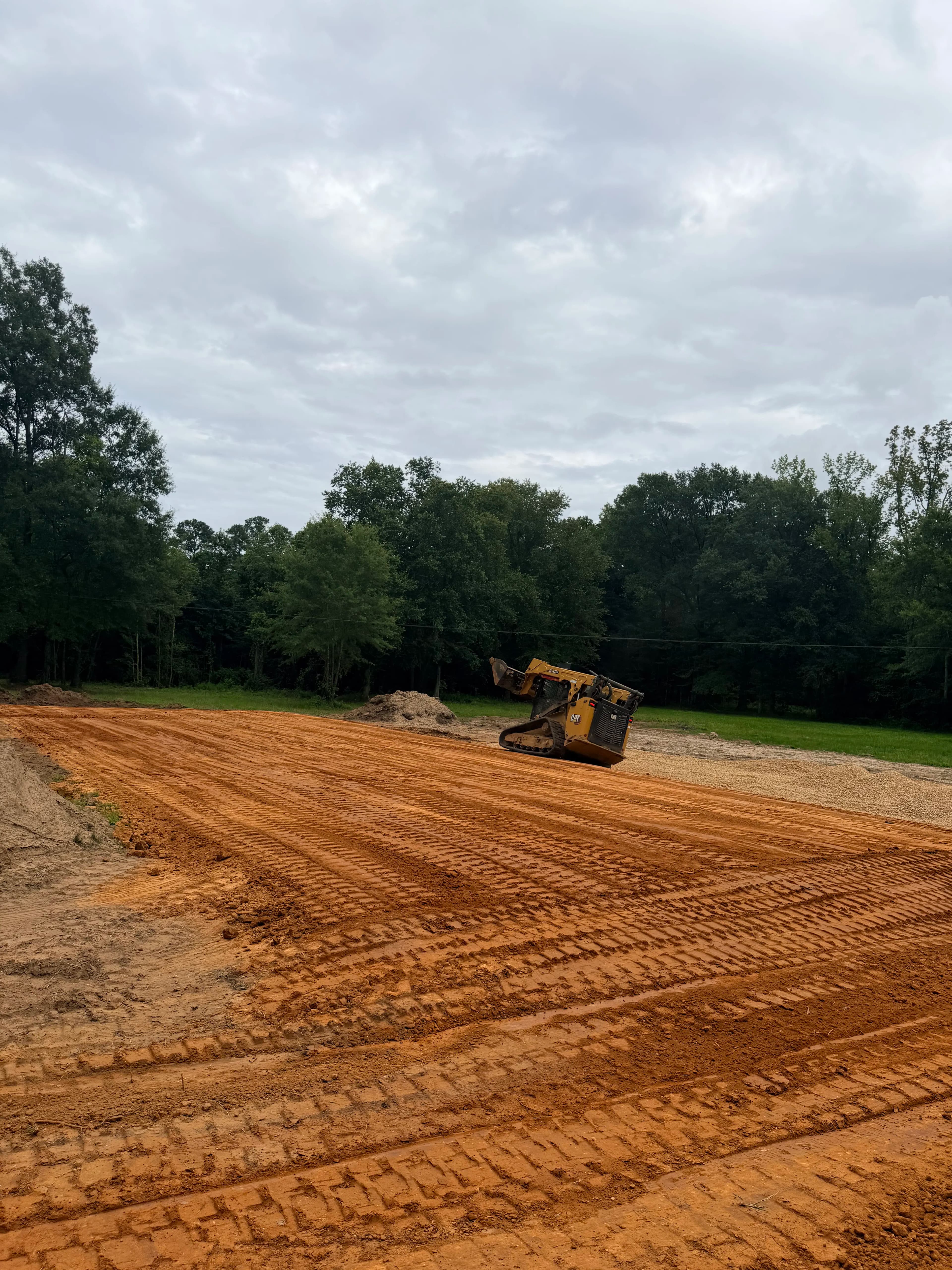 Project Gravel Driveway Install and House Pad Prep Done Right image