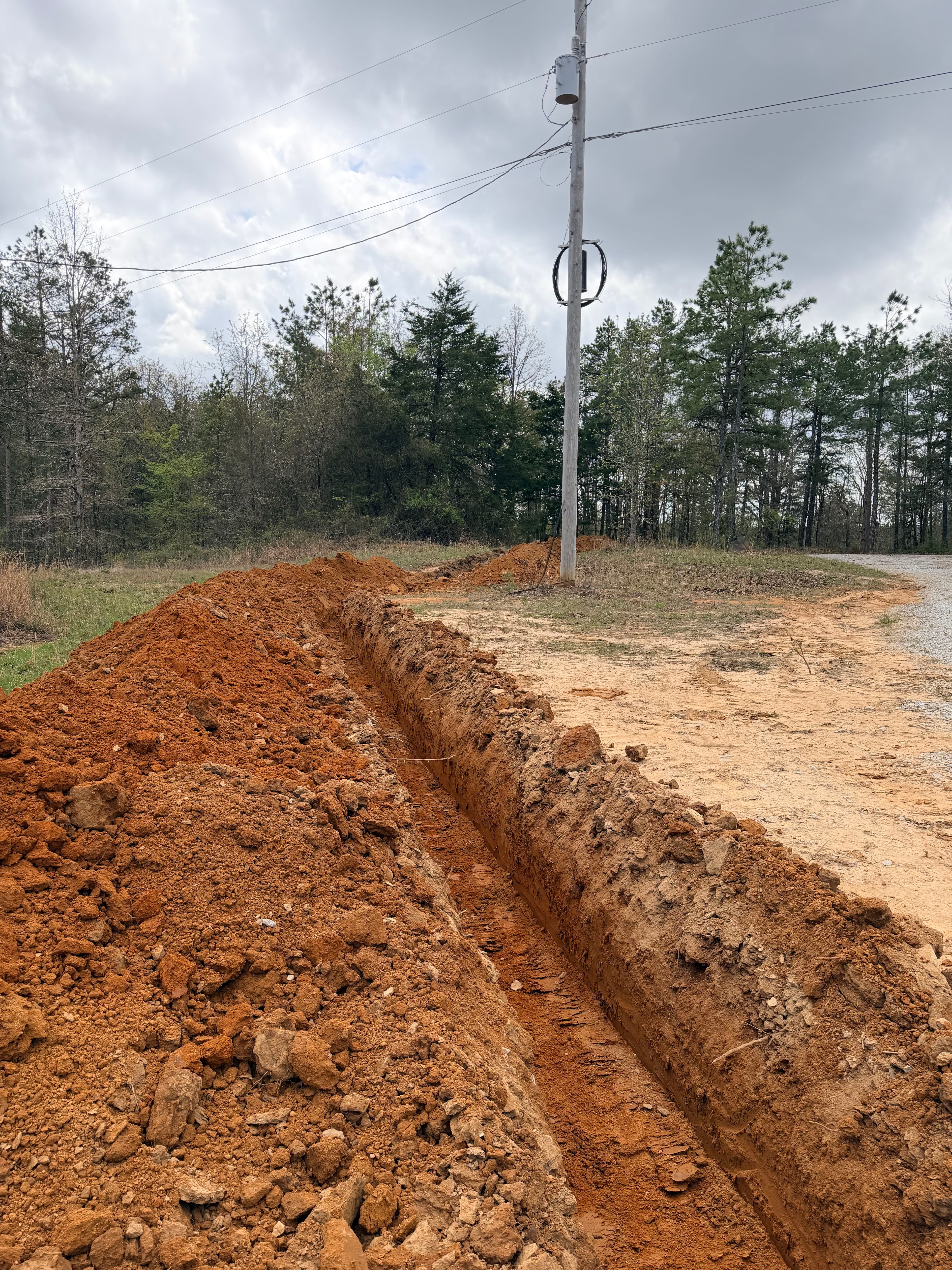 Project Trenching for Water Line Installation image