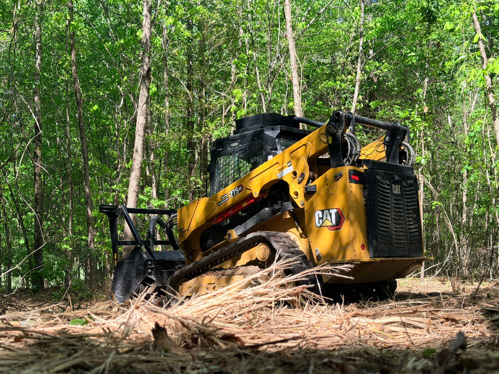 Gallery photos for Wooded Property Cleaned Up with Forestry Mulching: Image #2