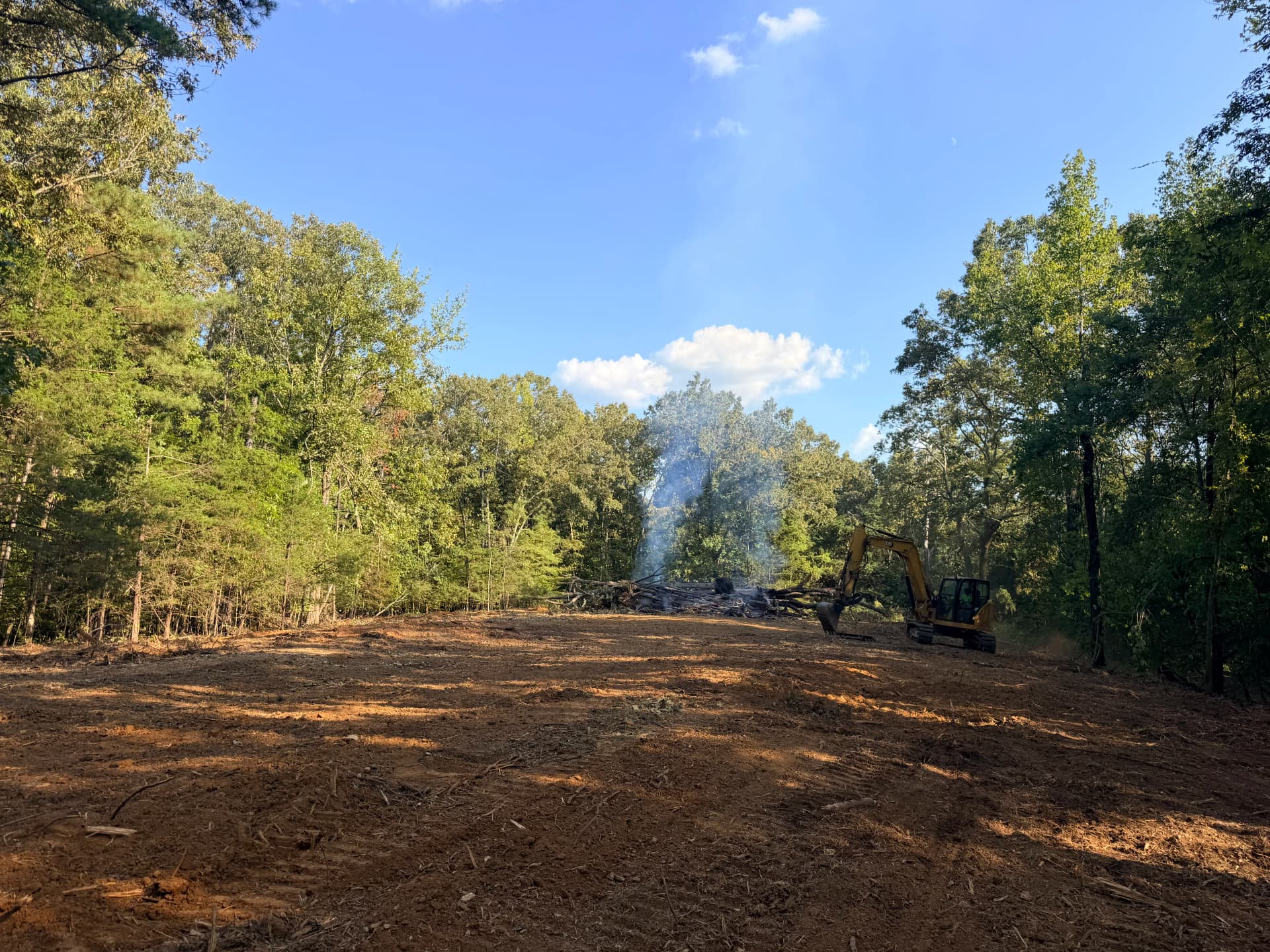 Homesite Land Clearing and Site Prep Wrapped Up in Blue Springs