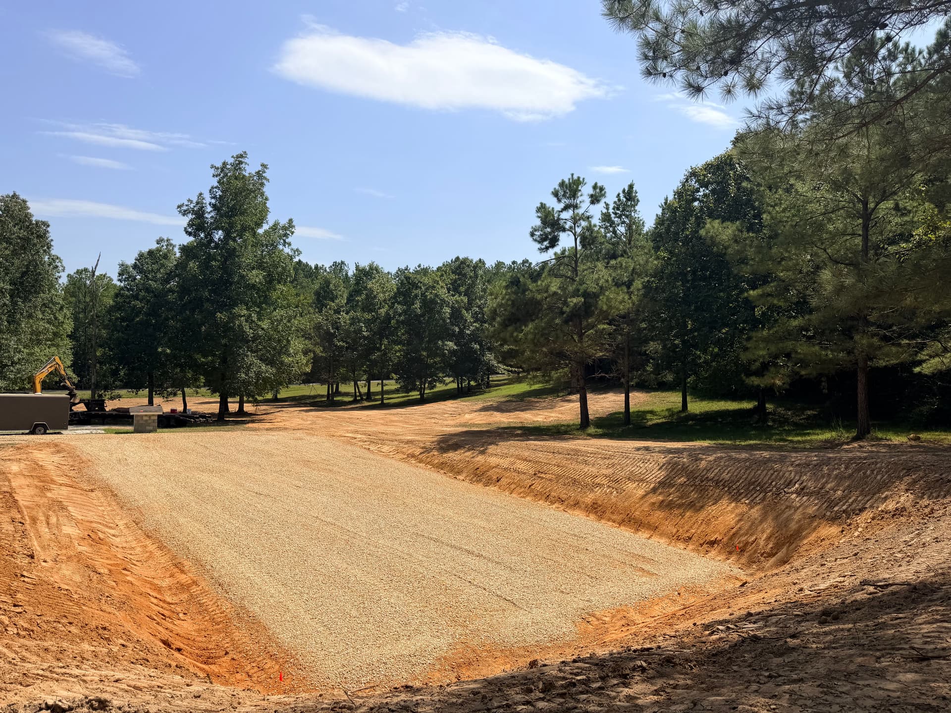 Gallery photos for Driveway Buildup, Shop Pad Excavation, and Full Property Drainage Overhaul: Image #4