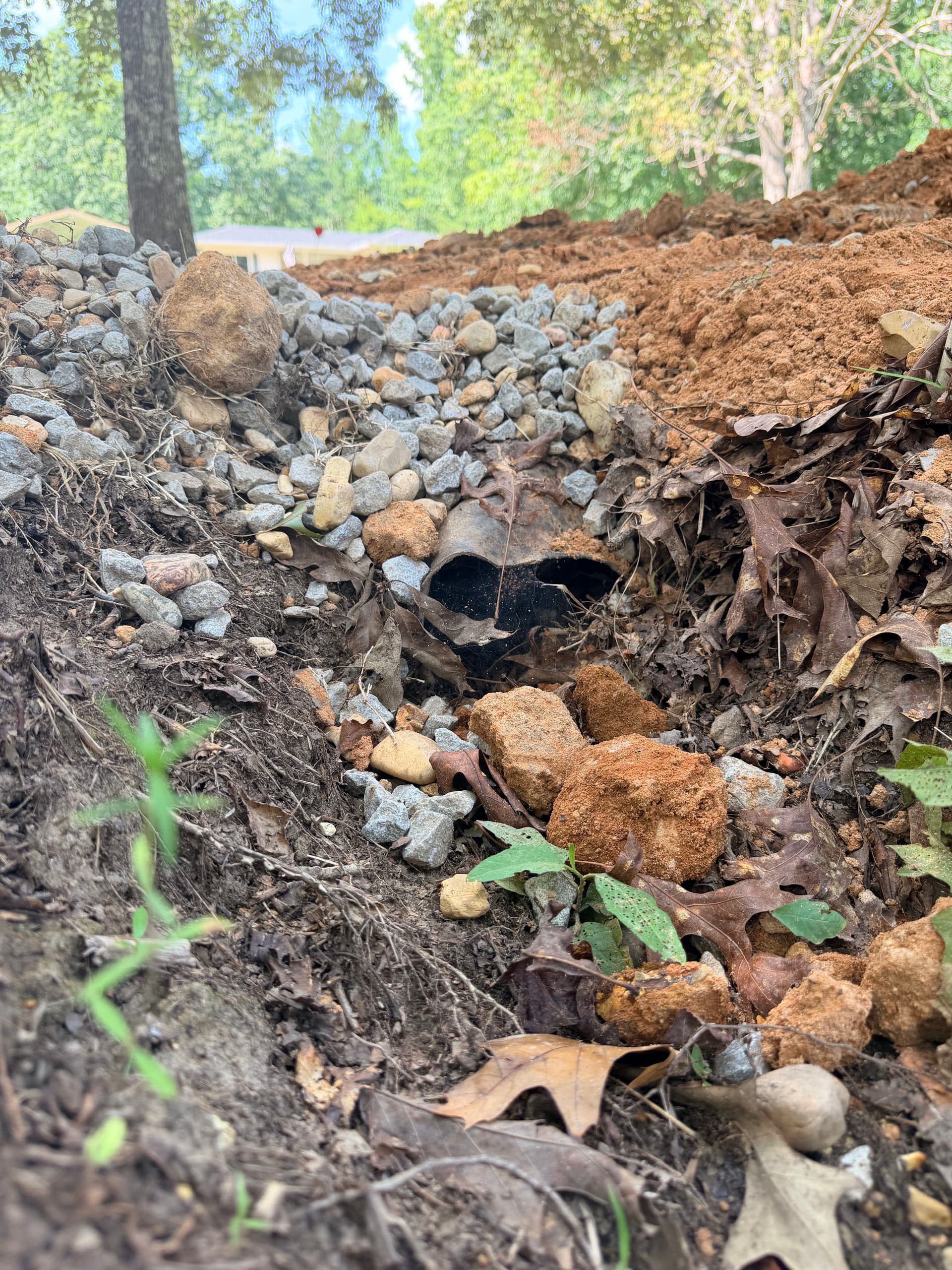 Gallery photos for Driveway Buildup, Shop Pad Excavation, and Full Property Drainage Overhaul: Image #2