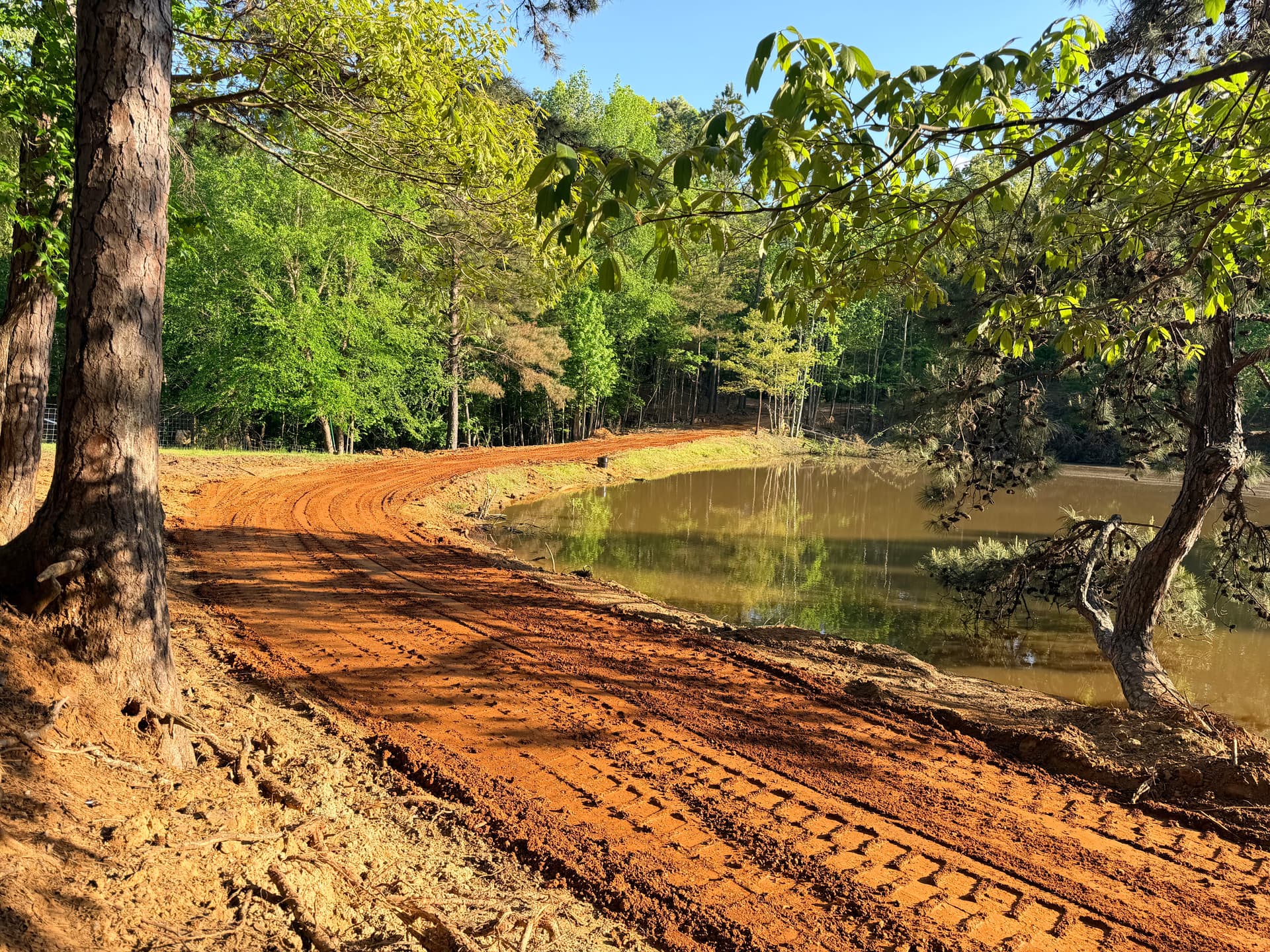 Gravel Driveway Installation on a Scenic Pond Property image